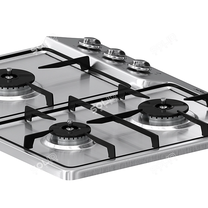 SK Magic Gas Cooktop Trio 3D model image 4