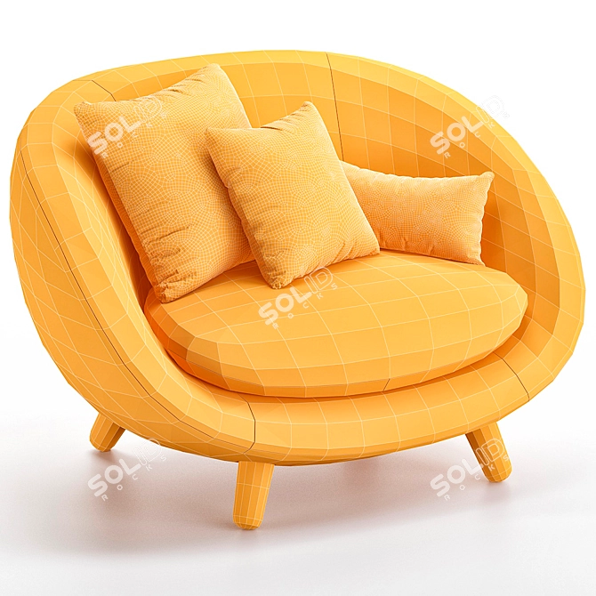 Moooi Love Sofa 3D Model 3D model image 2