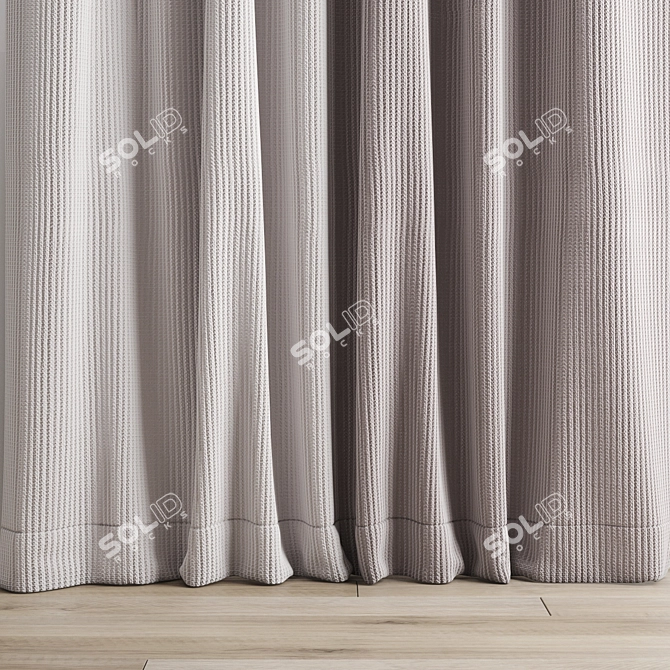 Polygonal Curtain Model Set 3D model image 2