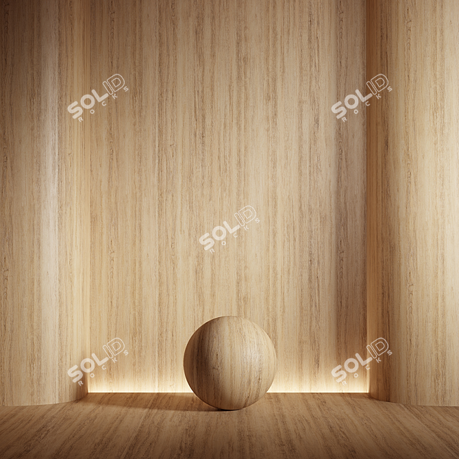  Seamless Wood Material Texture 3D model image 2