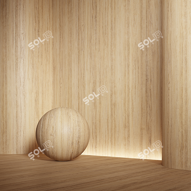  Seamless Wood Material Texture 3D model image 3