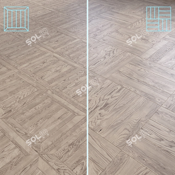 Wood Flooring 3D Model 3D model image 1