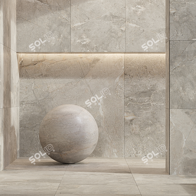 Slate Stone Set Bundle 2K 3D model image 4