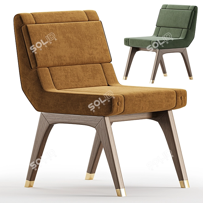 Modern 2017 CARON Chair 3D model image 1