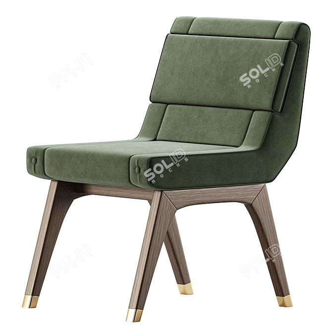 Modern 2017 CARON Chair 3D model image 2