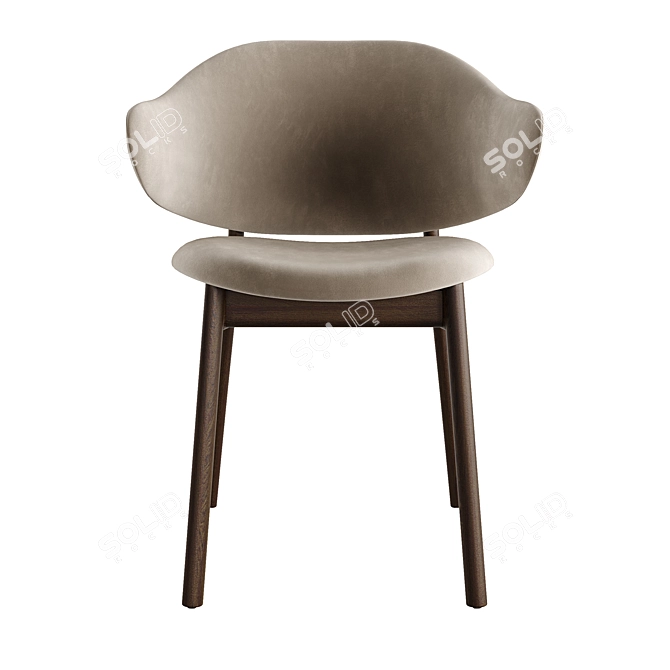 Calligaris Holly Fabric Chair 3D model image 2