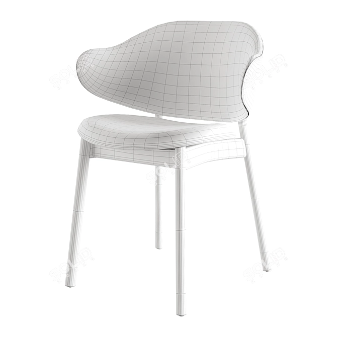 Calligaris Holly Fabric Chair 3D model image 5