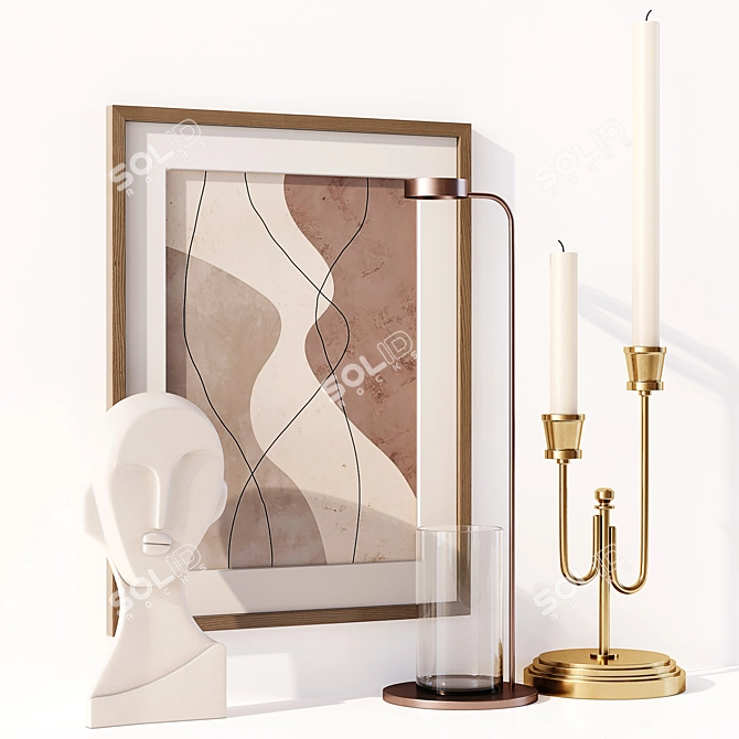 Luxury Decor Set for Rendering 3D model image 4