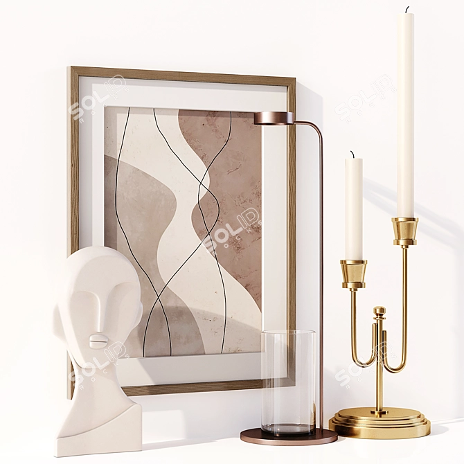 Luxury Decor Set for Rendering 3D model image 9