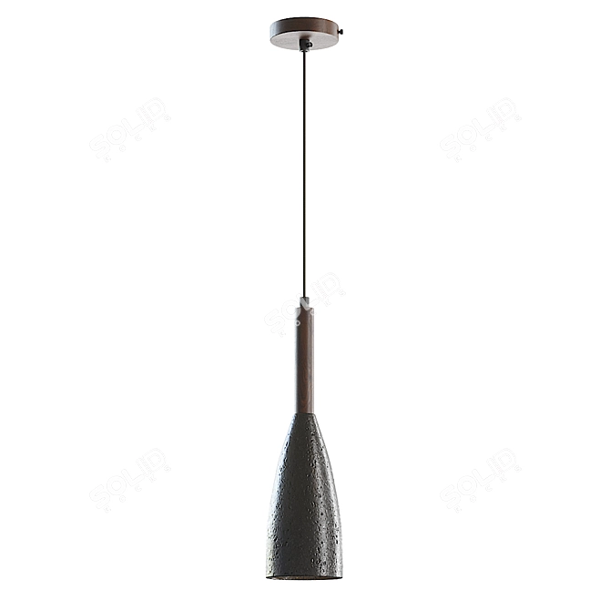 DALBY WOOD Pendant Light Model 3D model image 4