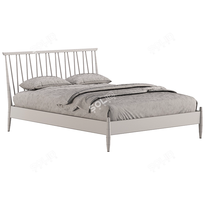 Ercol Shalstone Bedstead 2017 3D model image 2