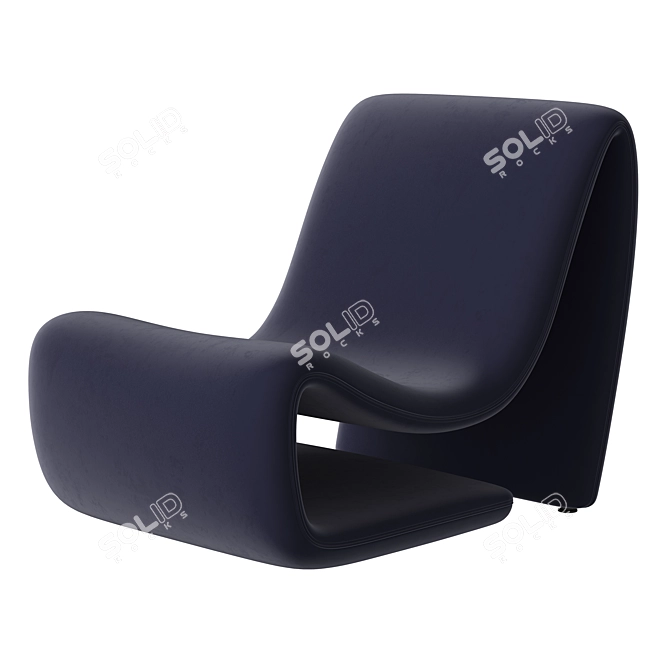  Upholstered Accent Armchair Duo 3D model image 2