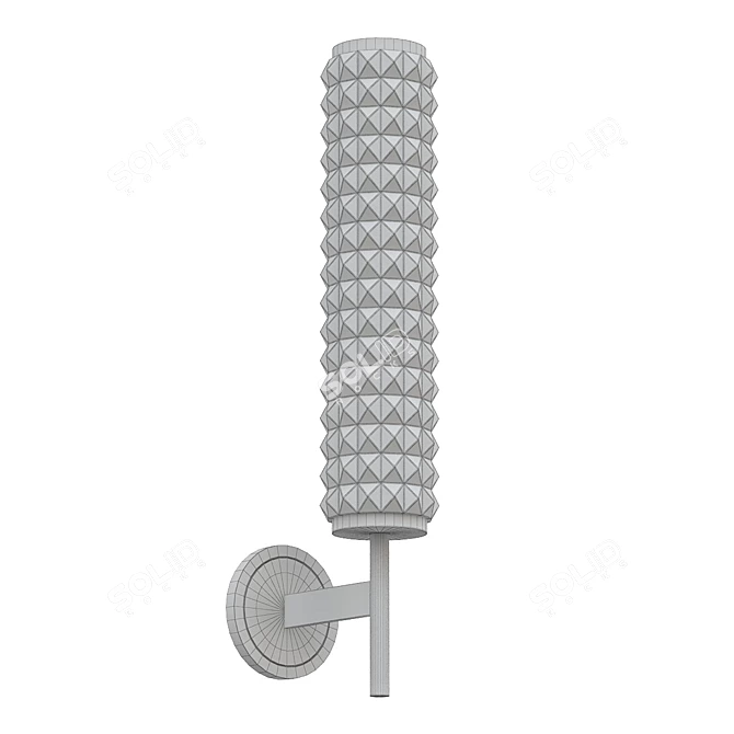 Elegant BINA Wall Sconce 3D model image 2