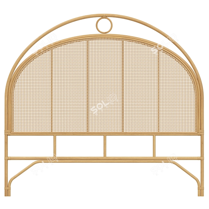 Toro Tufted Natural Quilt Cover 3D model image 4