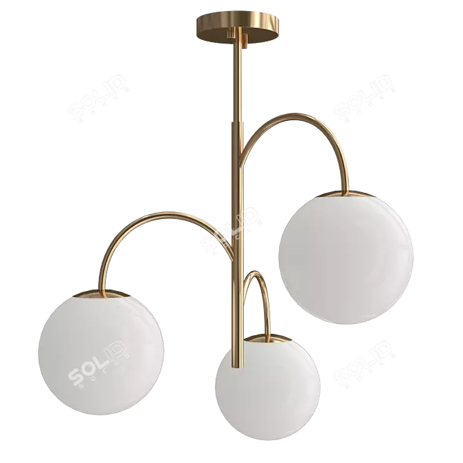 Alix Pendant Light Fixture 2013 3D model image 1