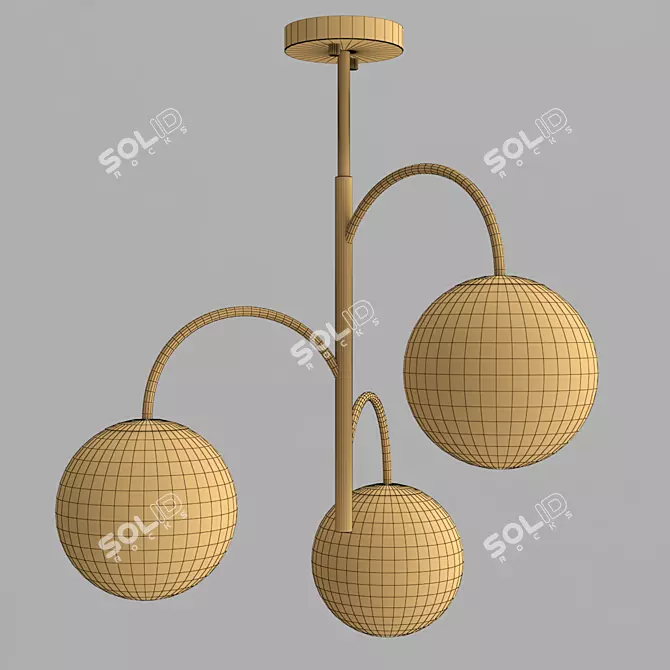 Alix Pendant Light Fixture 2013 3D model image 3