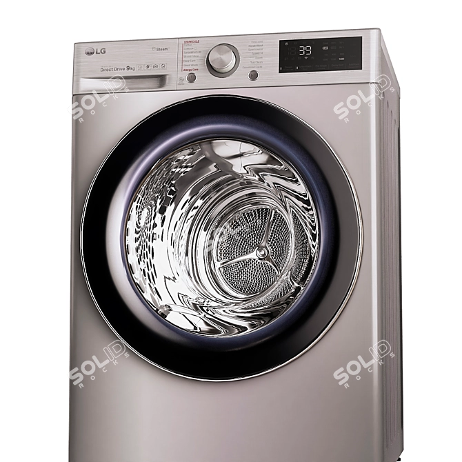 LG Washing and Drying Machines 3D model image 3