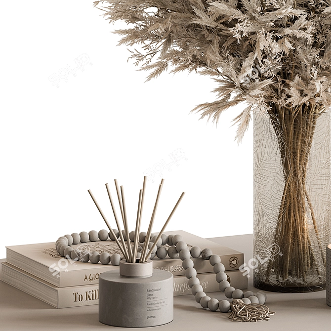 Plant Life Vase Set 3D model image 4