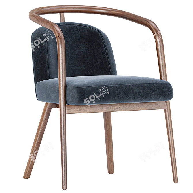 Elegance Maximus Armchair Collection 3D model image 2