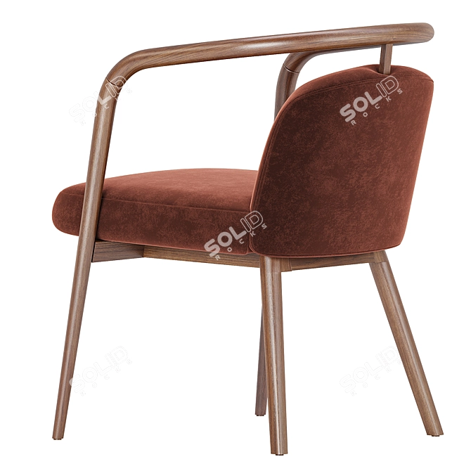 Elegance Maximus Armchair Collection 3D model image 4