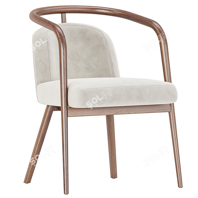 Elegance Maximus Armchair Collection 3D model image 5