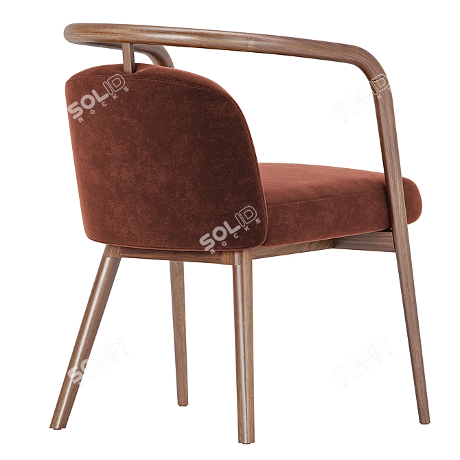 Elegance Maximus Armchair Collection 3D model image 6