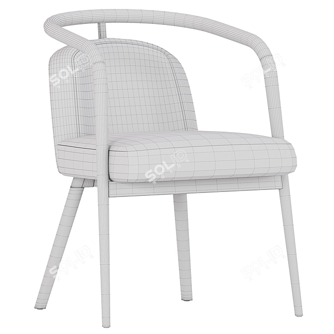 Elegance Maximus Armchair Collection 3D model image 7
