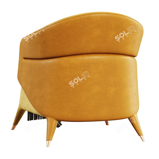 Modern 3D Armchair Model Bouvaner 3D model image 4