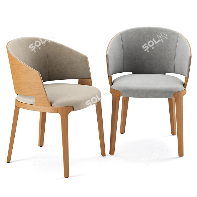 Modern VELIS Chair | 3D Models 3D model image 1