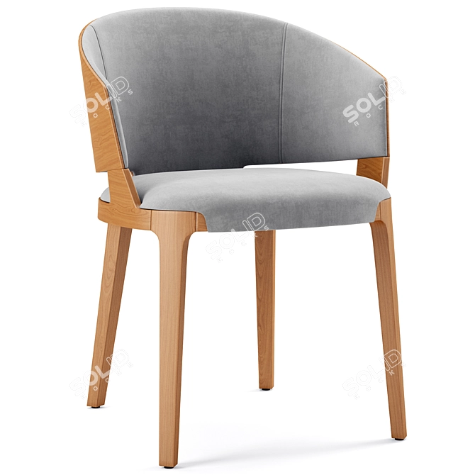 Modern VELIS Chair | 3D Models 3D model image 2