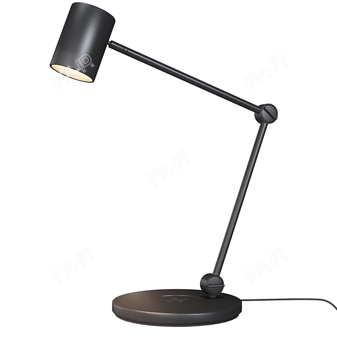 IKEA NYMÅNE Wireless Charging Desk Lamp 3D model image 4