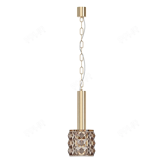 Modern Rock Me Pendant Light 3D model image 1