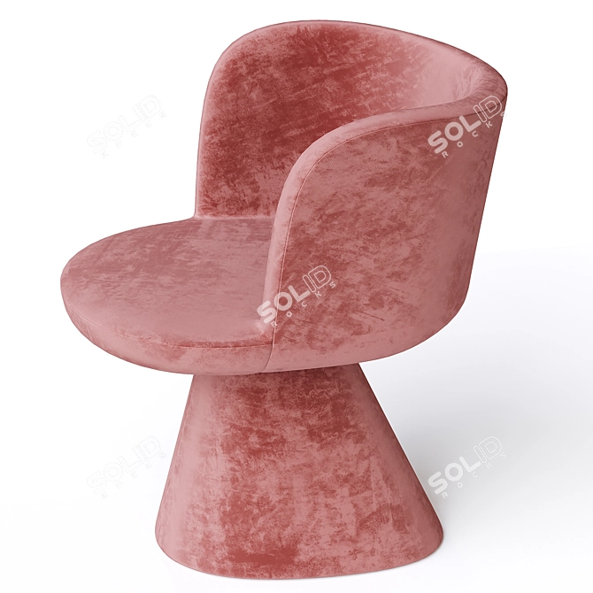 Elegant Flair Chair: Italian Design 3D model image 3