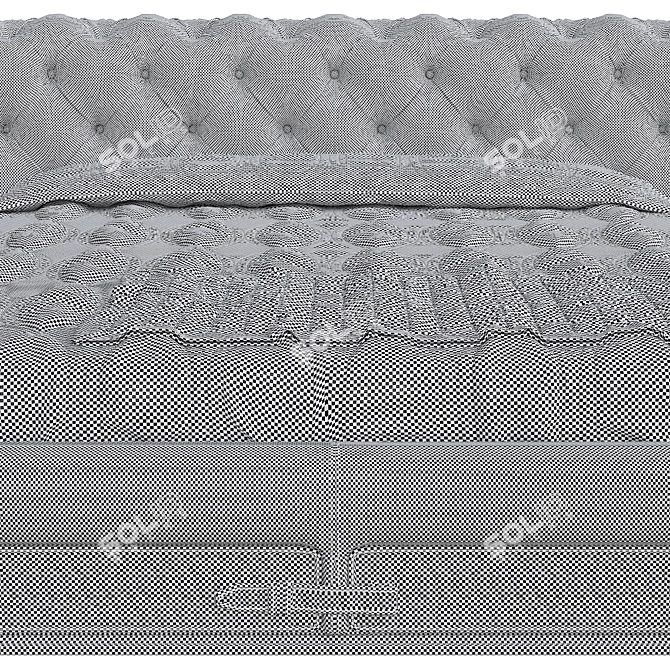 Luxury Visionnaire Chester Laurence Bed 3D model image 5