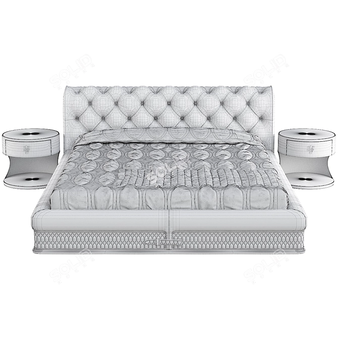 Luxury Visionnaire Chester Laurence Bed 3D model image 6