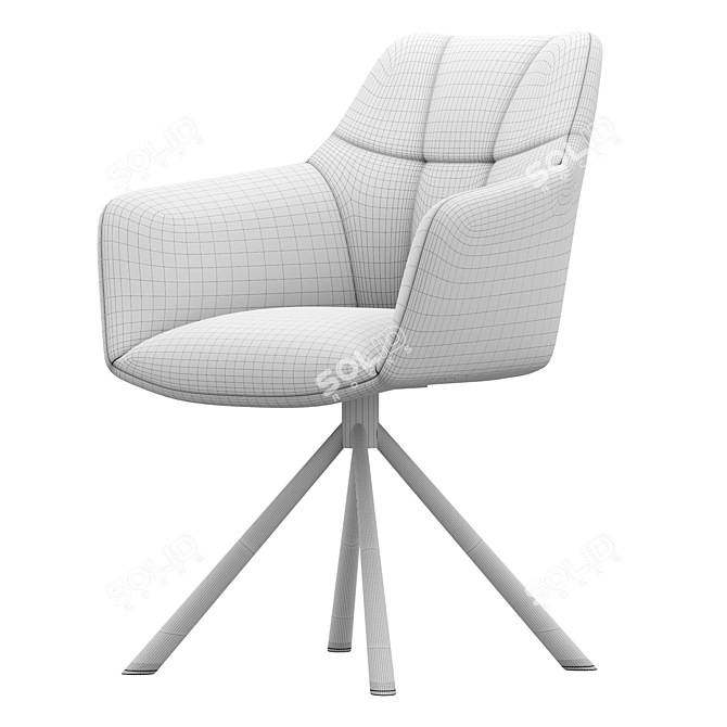 Ergonomic Swivel Chair Connor 3D model image 2