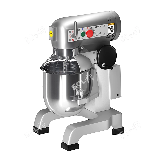 VEVOR Electric Food Mixer 15Qt 3D model image 1