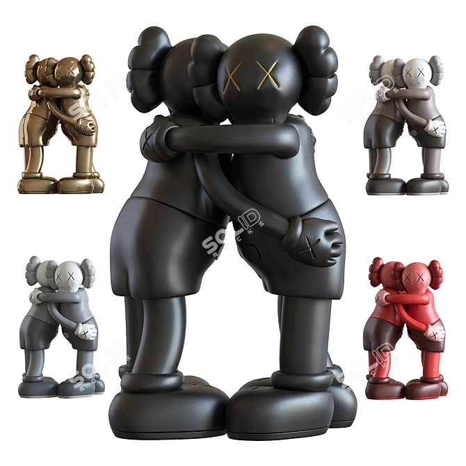 Kaws Together Vinyl Figure 2013 3D model image 1