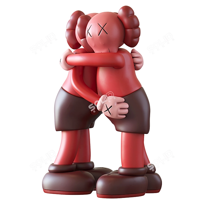 Kaws Together Vinyl Figure 2013 3D model image 3