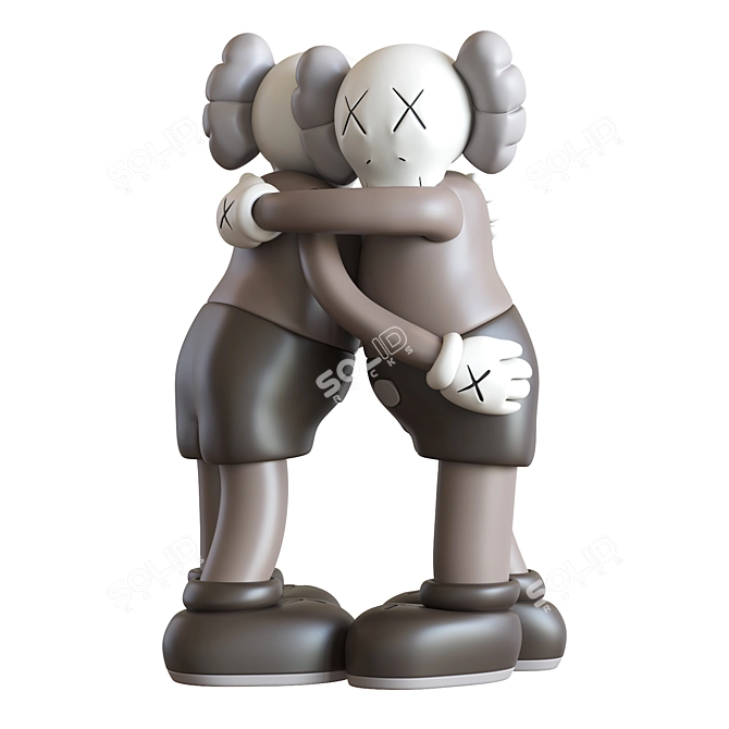 Kaws Together Vinyl Figure 2013 3D model image 5