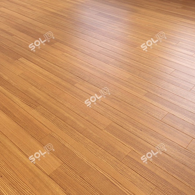  Modular 3D Wooden Flooring 3D model image 2