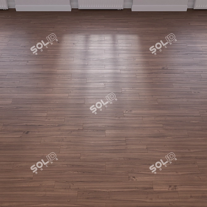  Modular 3D Wooden Flooring 3D model image 3