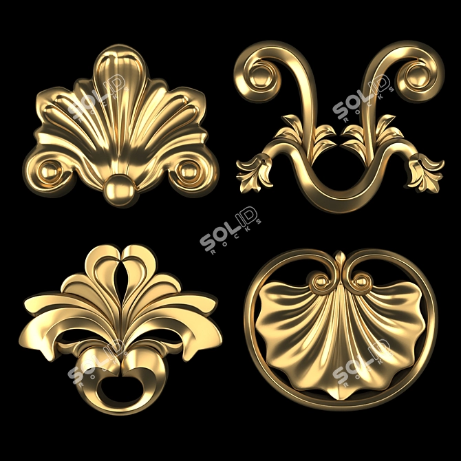 Ornament 29 3D Model Kit 3D model image 1