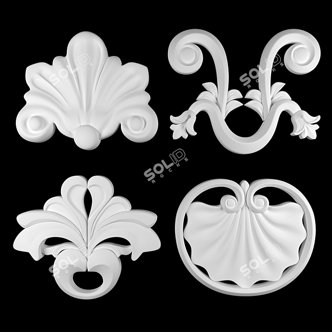 Ornament 29 3D Model Kit 3D model image 2