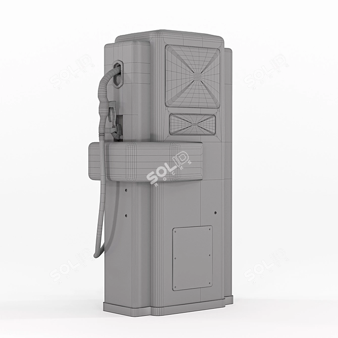 Vintage Sinclair Gas Pump In 3DsMax 3D model image 7