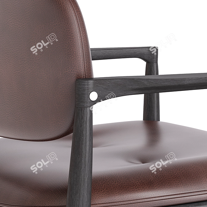 Stylish Yoko Dining Chair by Minotti 3D model image 4