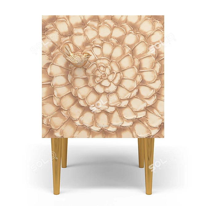 Terra Style Bedside Tables 3D model image 5