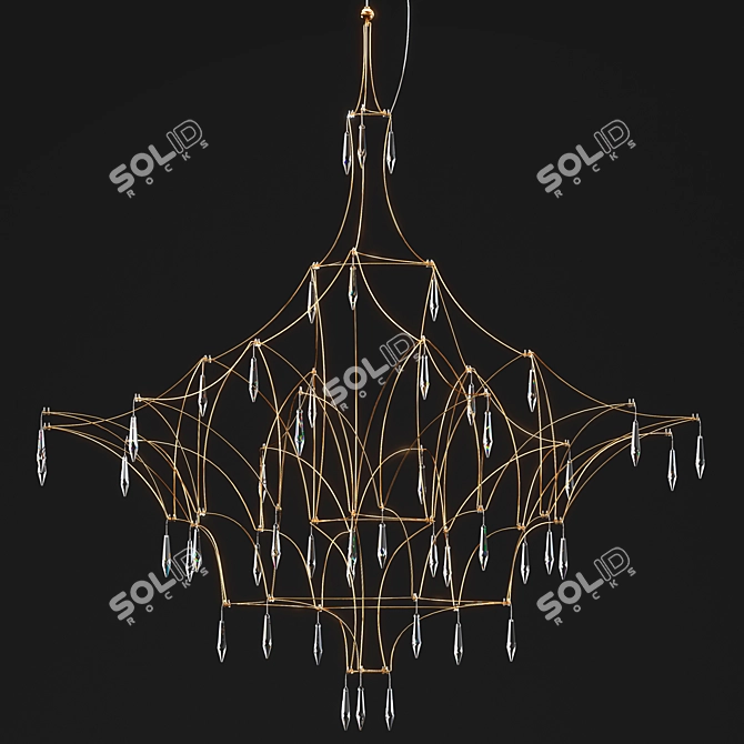 Quasar MIRA Pendant Light 3D model image 6