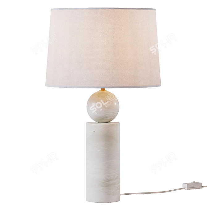 Sophisticated Cosima Table Lamp 3D model image 1