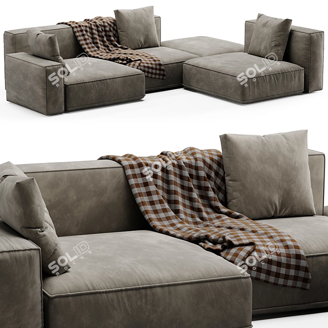 Modern 3D Sofa Boca Navi 3D model image 3